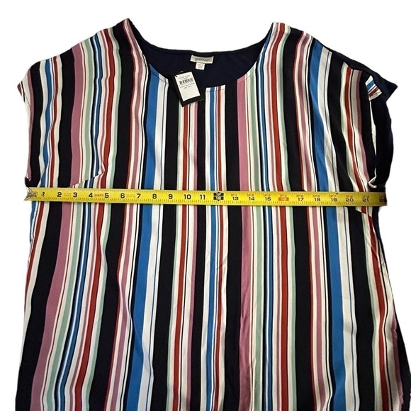 Avenue Multi Striped Blouse • NWT • Size: 14/16 - Picture 8 of 8